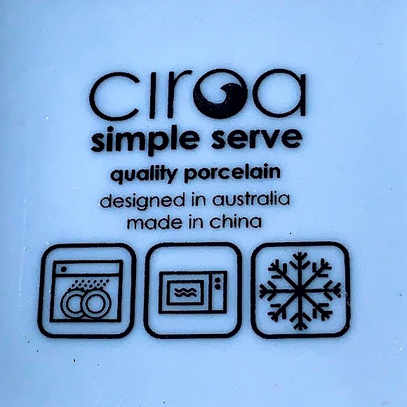 CIROA SIMPLE SERVE MINI BOWLS SQUARE KNIFE & FORK BBC NEW PORCELAIN - Picture 9 of 9